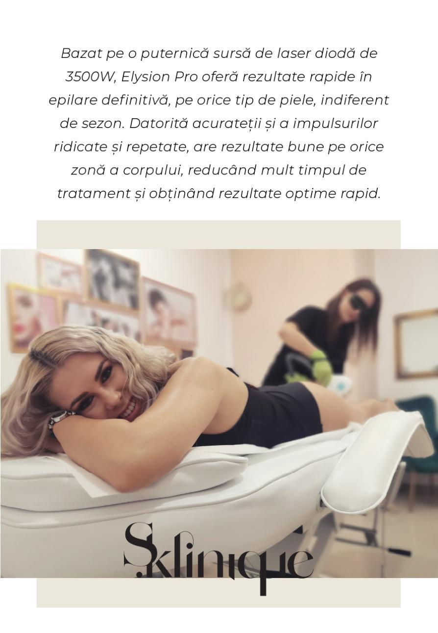 fata in timpul sedintei de epilare